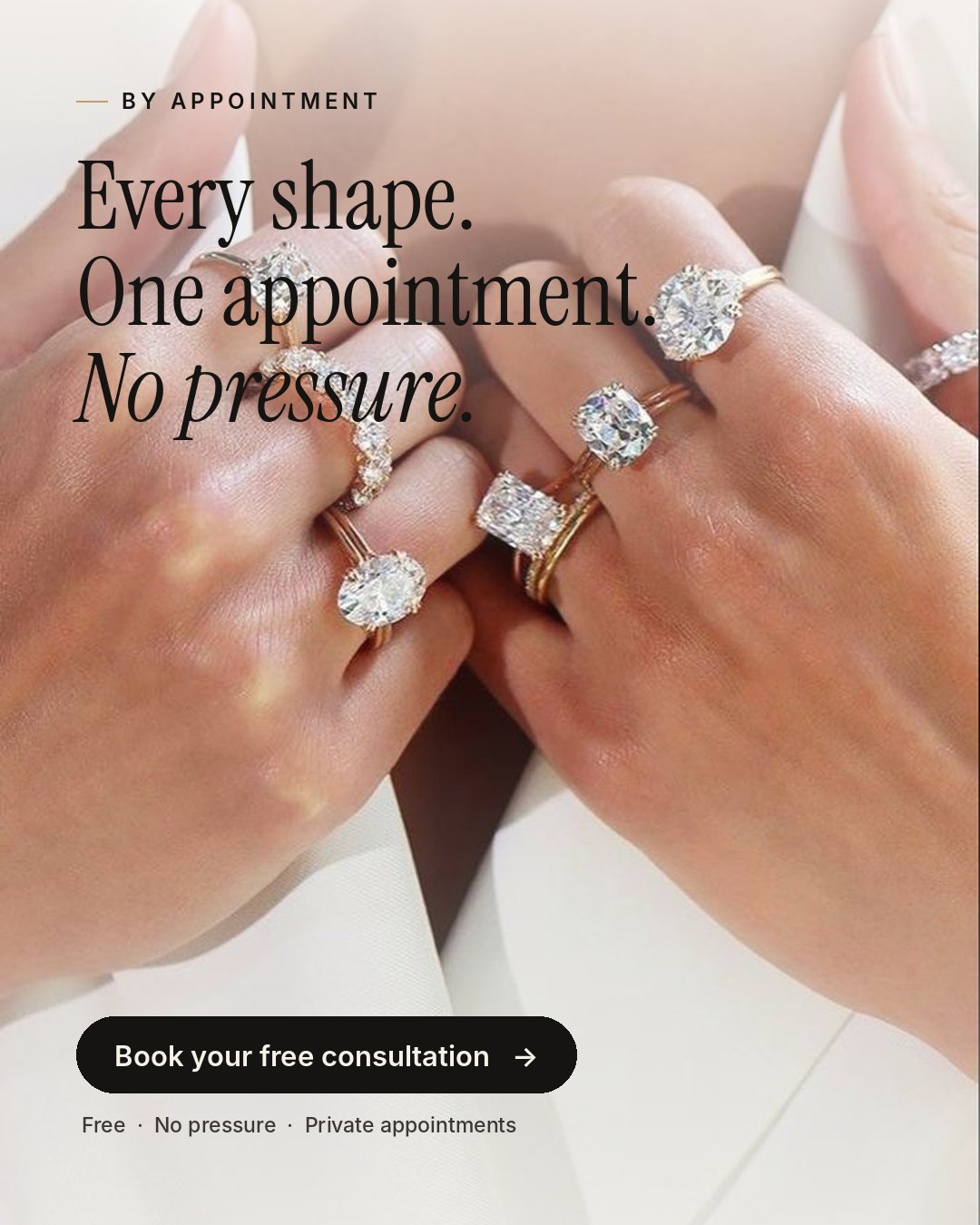 ScaleUp ad creative example for a fine jeweller